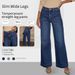 High Waist Straight Leg Jeans For Women - Vintage Washed Denim Pants (Dark Blue/Light Blue/Black)_mkmklike.com