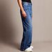 Women's Clothing Fashion Retro High Waist Loose Wide Leg Pants Straight Jeans Drape Mopping Trousers For Women_mkmklike.com