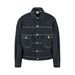 Eon Modish 2025 Spring New American Style Simple Versatile Genuine Leather Denim Jacket Coat_mkmklike.com