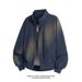 American Retro Pilot Jacket For Men, Spring And Autumn Sports Minimalist Style, Loose Casual Cleanfit Top Coat_mkmklike.com