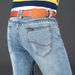Summer New Thin Jeans Men's Straight Loose Elastic Slim-fitting Long Pants_mkmklike.com