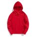Men's Clothing retro pure cotton sweater jacket pullover solid color large size hoodie_mkmklike.com