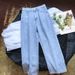 Women's Clothing Jeans High Street Trendy Straight Long Pants_mkmklike.com