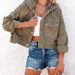 Women's Clothing Denim Jacket For Women Autumn And Winter New Street Drawstring Hooded Loose Jacket 606_mkmklike.com