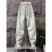 Men's Clothing Retro Washed Embroidered Jeans High Street Trendy Loose Straight Leg Wide Leg Trousers Floor Length_mkmklike.com