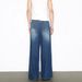 Vintage American Style Lightning Wash Denim Jeans For Men - Relaxed Straight Leg Wide Pants_mkmklike.com