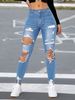 Women’s Clothing jeans spring and summer women's ripped high elastic jeans for women_mkmklike.com