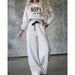 Women's Clothing casual hooded hoodie set of wide-leg pants_mkmklike.com
