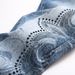 Men's High-Street Washed Blue Print Crystal Rhinestone Distressed Slim Fit Flared Denim Jeans_mkmklike.com