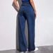 New Cross-Border European And American Women's Jeans High Waist Slim Straight Denim Pants Hot Sale_mkmklike.com