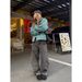 American Retro Washed Bamboo Deconstruction Loose Scimitar Jeans Men's Wide-leg Casual Trousers_mkmklike.com