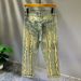 Men's Luxury Vintage Color Denim Jeans Workwear Style Frayed Edges Patchwork Retro Washed Distressed Trendy Versatile Trousers_mkmklike.com