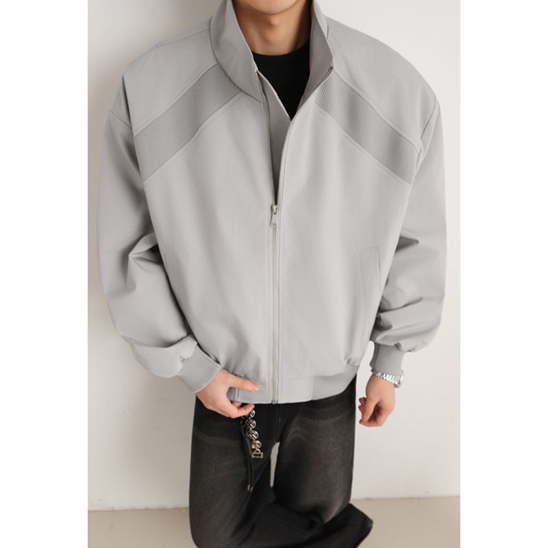 Rero Sand-Collar Fligh For Men, Sylish And Sophisicaed Cleanfi Coa, American Syle Shor Shoulder Baseball_mkmklike.com
