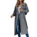 Women's Fashion Casual Long Trench Coat_mkmklike.com