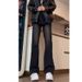European And American High Vibe Trendy Brand Cool Street Style Flared Jean Men' Slim Fit Slimming High-Wait Long_mkmklike.com