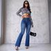 2025 European and American foreign trade women's clothing independent station new fashion casual high waist belly slim jeans women_mkmklike.com