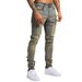 Men's Slim Fit High Stretch Denim Pants Europe And America New Ins Trousers For Men_mkmklike.com