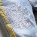 National Trend Fashion Embroidered Denim Shorts For Men, Ripped Mid-Length Slim Straight Trendy Five-Point Light Color_mkmklike.com