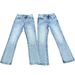 Cleanfit Vintage Washed Jeans – Snow Fade Micro Flare Denim Pants For Men (S-3XL, Straight To Slight Bootcut, Unisex Office-Ready Minimalist Style)_mkmklike.com