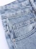 Men's Clothing High Street Stitching Washed Light-colored Jeans Men's Hiphop Trendy Straight Pants_mkmklike.com