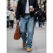 Men's Clothing Men's Loose Straight Leg Jeans European Style Minimalist Retro Color Washed Casual Trousers For Formal & Casual_mkmklike.com