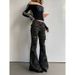 Women's Clothing Workwear Jeans Slimming And Hip Enhancing Flared Pants Slim Fitting And Drapey Floor Length Pants Casual And Versatile_mkmklike.com