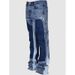 Men's Clothing Denim Overalls Elastic Patch Jeans_mkmklike.com