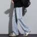 Spring And Summer American High Street Micro-pull Jeans Men's Narrow Version Trendy Brand Wide Elastic Waist Trousers_mkmklike.com