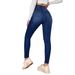 Women's Slim Fit Skinny Jeans High Elasticity Ripped Tight Fitting Pencil Pants European And American Standard Sizes_mkmklike.com
