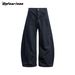 Men's Clothing American Retro Original Denim Scimitar Jeans Loose Drape Wide Leg Pants Sickle Pants Boys Summer Long Pants_mkmklike.com
