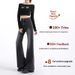 Women's New Spring High-waisted Slim-fit Cropped Straight-leg Flared Jeans That Don't Cling To The Legs_mkmklike.com