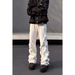 American High Street Vibe Structural Design Rough Edge Jeans Men's Hiphop Straight High Sense Retro Long Pants Tide_mkmklike.com