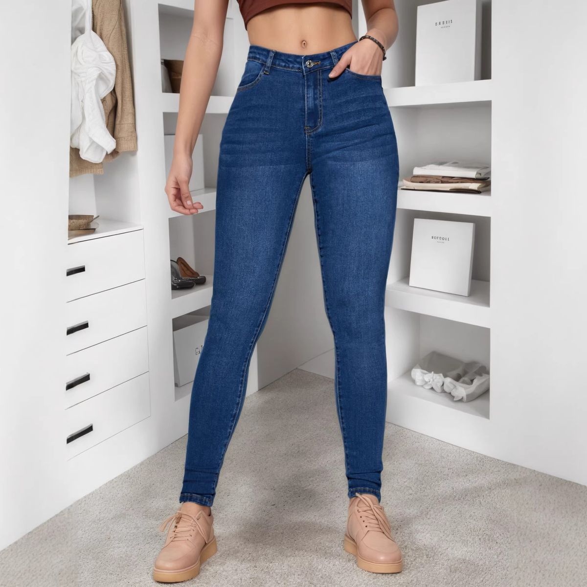 Slim Fit Denim Skinny Jeans Style Stretch Slimming Butt Lifting Women's Clothing Relaxed Everyday Wear Versatile Comfortable Feshion Trend_mkmklike.com