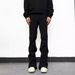 American Pleated Straight And Slightly Pulled Pants Men's Spring And Summer New Down Zipper Trousers Pants_mkmklike.com