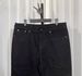 Men's Parisian Black Washed Vintage Bootcut Jeans - Retro Distressed Slim Fit Denim Pants With Raw Hem_mkmklike.com