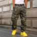 Men's Camo Cargo Pants – Military Green Tactical Workwear With Multi-Pockets, Straight Leg & Durable Cotton (S-XXL)_mkmklike.com