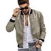 Cross-Border New Spring And Autumn Suede Stand Collar Men's Baseball Casual Trendy American Style Jacket_mkmklike.com