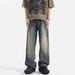 Men's Classic Straight Leg Jeans - Comfortable Cotton Denim Pants For Casual & Smart Wear_mkmklike.com