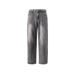 2025 New American Washed Denim Jeans Men, Spring And Summer Straight Leg Casual Pants, Black Loose Pants For Men_mkmklike.com