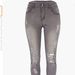 Women's Clothing High Waist Elastic Hole Jeans For Women_mkmklike.com