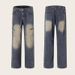 Unisex Vintage Washed Denim Jeans – Relaxed Straight-Leg With Whisker & Fade (S-3XL)_mkmklike.com