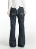 Women's Clothing Bohemian Style Jeans Gemstone Totem Print Fashion Solid Color Denim Subculture Pants_mkmklike.com