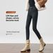 Fleece-lined Skinny Jeans For Women, 2025 New Model, Dark Blue High-waisted Stretchy Pencil Pants, Winter Tight Pants_mkmklike.com