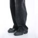 Unisex High Street Washed Black & Grey Relaxed Straight Leg Jeans - Mid Rise, Loose Fit, Wide Leg For Men & Women_mkmklike.com