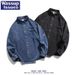 Washed Old Denim Shirt Men's Spring Korean Version Loose High-end Long-sleeved Tooling Shirt_mkmklike.com