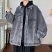 Loom Workwear Denim For Men Spring Autumn Brand European And American Style Retro Loose Trendy Jacket Top_mkmklike.com