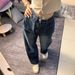 Women's Clothing Summer Design Niche Straight Pants High Waist Loose Slim Wide Leg Pants_mkmklike.com