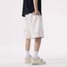 HME Men's Denim Shorts for Summer European And American Style High Street Trendy Heavyweight Graffiti Loose Casual 5 Point Cross Border_mkmklike.com