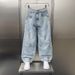 Loose Fitting Straight Leg Ripped Jeans for Men Casual Wide Leg Trousers American High Street Style Drape Paint Dot Design_mkmklike.com