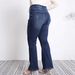 Women's Long Stretchy Slim Fit Flared Pants with Slits Washed Denim Jeans European American Style Cross Border E-commerce_mkmklike.com